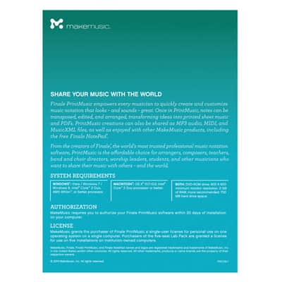 Make Music Finale Print Music (Electronic Download) image 4