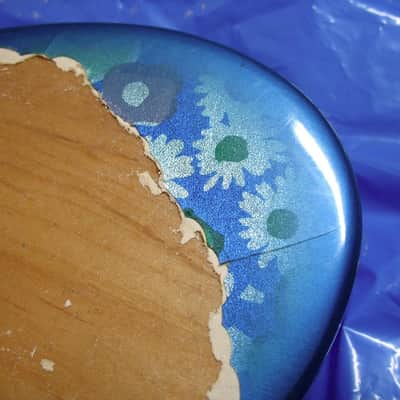 Real Fender Telecaster 1968 Blue Floral Body & Pickguard - Rarest Tele Model & Pickguard Ever? image 6