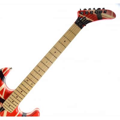 Vintage 80s Pre-Copyright Kramer Baretta with Custom EVH 5150 Van Halen Paint Job image 7