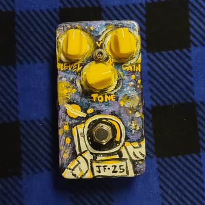 Joyo JF-25 Bright Day Overdrive Effects Pedal - Custom Purple Space Paint Job image 1