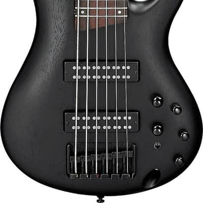 Ibanez SR306EB Standard 6-String Bass Guitar, Jatoba Fingerboard, Weathered Black image 1