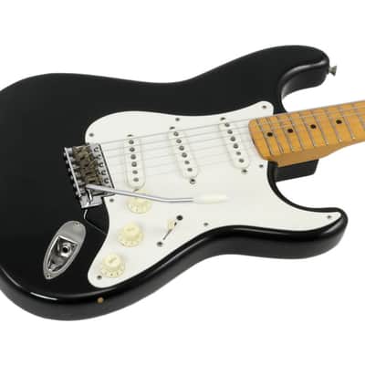 Fender Made in Japan MIJ 57 Stratocaster Black 2004 with Gator Hard Case image 1
