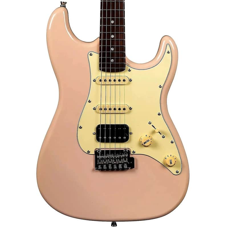 JET Guitars JS-400 Electric Guitar HSS - Shell Pink image 1