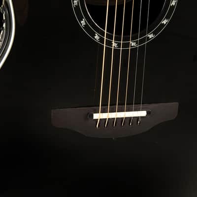 Ovation 2771AX Pro Series Standard Balladeer Deep Contour Acoustic-Electric Guitar Black image 10