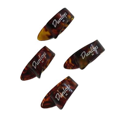 Dunlop Thumb Picks  Shell  Medium  4 Pack  9022P