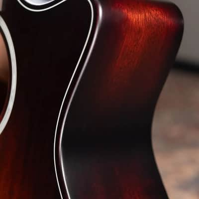 Taylor Next Generation Builder's Edition 324ce Grand Auditorium Acoustic/Electric Guitar - Tobacco Kona Burst with Hardshell Case image 10