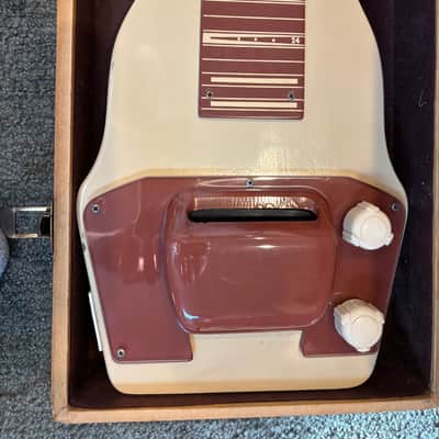 Gibson br-9 lap steel 50's - cream image 2