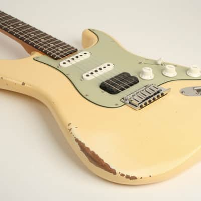Fender Custom Shop Custom Deluxe HB S-1 Strat Relic with Closet Classic Hardware 3A Rosewood Fingerboard Vintage White R147414 image 10