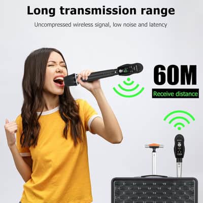 UHF Wireless XLR Transmitter and Receiver - Thumbnail 5
