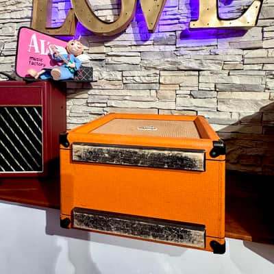 Orange AD 15 1x12” Signed by Antonio Vega (Nacha Pop) Checked by Pablo Kahayan “Collector’s Spanish Pop Star Piece” image 14