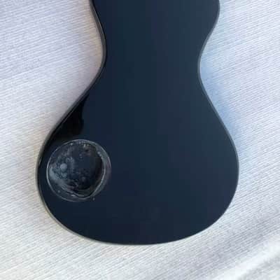 Black Hawaiian Slide Electric Guitar Semi Finished Kit, 22 Frets image 3