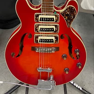 1960's Univox Three Pickup Hollow Body - MIJ - Includes Chipboard Case! image 1