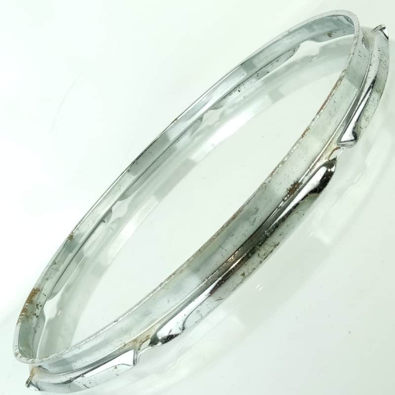 Ludwig 14"8-Lug 1.6mm Batter Snare/Floor Tom Drum 60s-70s Rim/Hoop Triple Flange image 1