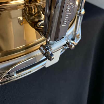 Ludwig LB552T-B Polished Bronze-Phonic 6.5x14 Snare Drum w/ Tube Lugs image 5