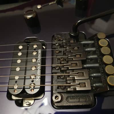 RARE Jackson Dinky Pro Reverse Purple DK2 Japan MIJ German Floyd Rose Professional Guitar OHSC image 11