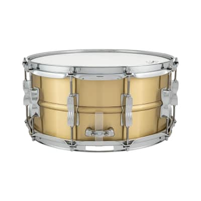 Ludwig LB654B Acro 6.5" x 14" Snare Drum - Brushed Brass image 3