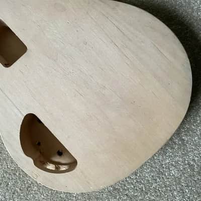 Mini Basswood Guitar Single Cut Body image 5