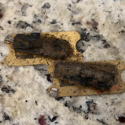 Fender Precision Bass Pickup Ground Plate 60's-70's image 1