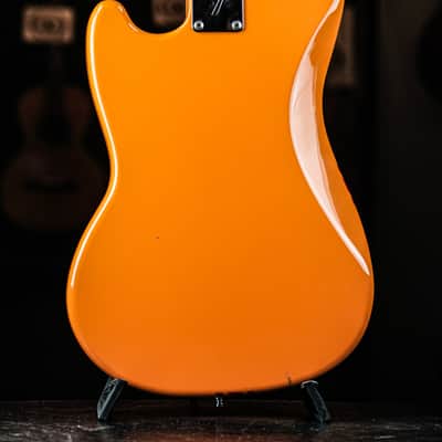2007 Fender MG-73 CO Competition Mustang Reissue competition capri orange image 15