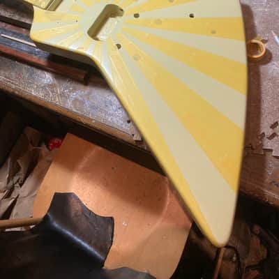 1978 Greco EX800 Relic Rising Sun JAPAN - Van Halen Ibanez Destroyer 2459 Lawsuit Era Explorer - Original Hardcase image 22