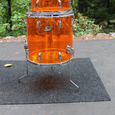 Ludwig Vistalite Toms 70's Amber image 17