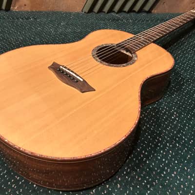 Washburn Bella Elegante S24S Solid Spruce Top Parlor Size Acoustic Guitar image 12