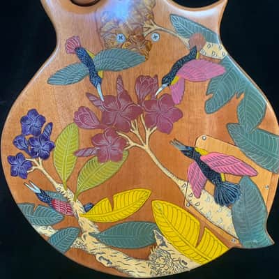 Blueberry Guitar Electric Guitar - Left Handed 2022 - Hand Carved image 10