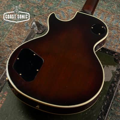 1980 Greco EG-500C Les Paul Custom Made in Japan Tobacco Sunburst w/case image 10