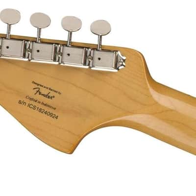 Squier Classic Vibe 6-String Bass VI, Black, Laurel Fingerboard image 7