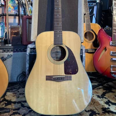 Fender Model 210 Dreadnought Acoustic 1980s Natural image 2