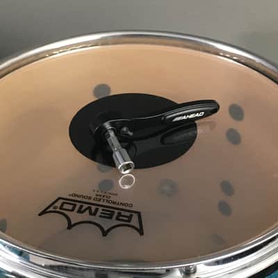 C&C Custom Drum Set Cardwell Drums USA Order Made 10/14/22 CC Rock Kit Turquoise Sparkle American Maple Shells Tube Lugs image 14