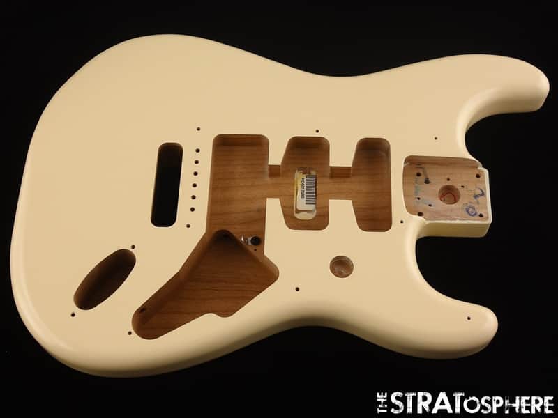 Fender Jimmie Vaughan Stratocaster Strat BODY Guitar Olympic White! image 1