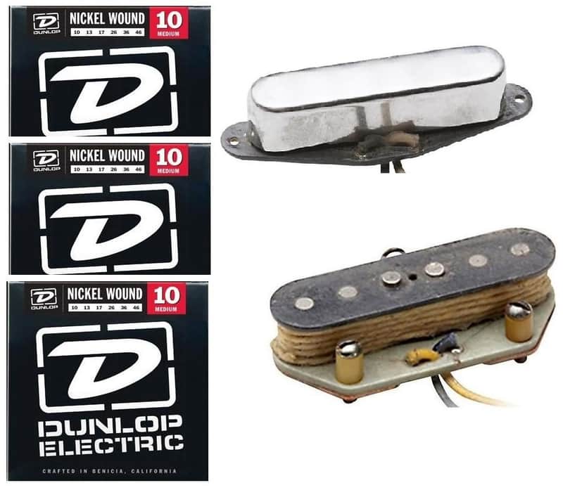 Seymour Duncan Antiquity II The 60's Twang Tele Guitar Pickup Set ( 3 STRING SETS ) Telecaster image 1