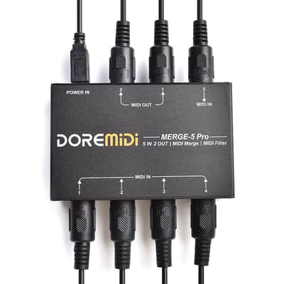MERGE-5 Pro Can Merge Up To 5 MIDI Input Signals Into 1 MIDI Data Stream Can Be Output Directly Through 2 MIDI Interfaces Bild 4
