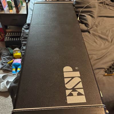 ESP ESP Original Series Kirk Hammett KH-2 Vintage Distressed Black w/case 1995-2019 - DISTRESSED image 8