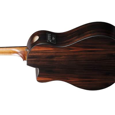 Ibanez AAM70CE-TBN Advanced Acoustic 2024 - Present - Transparent Charcoal Burst Low Gloss / Natural Open Pore image 3