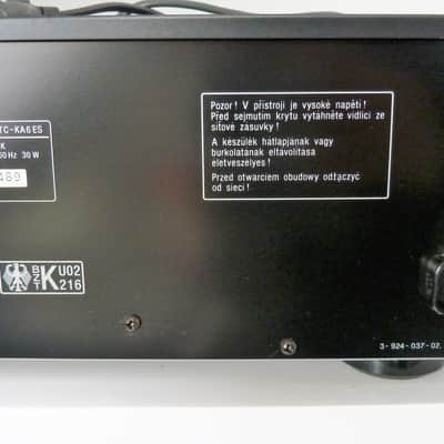Sony TC-KA6ES Cassette Deck with new belts image 11