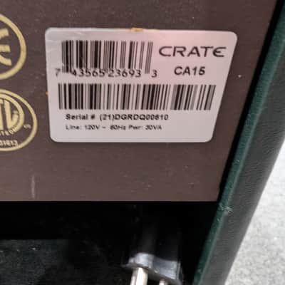 CRATE CIMARRON ACOUSTIC GUITAR AMP (CA15) image 7