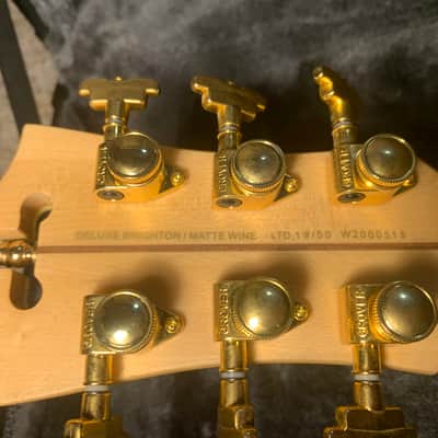 D'Angelico Deluxe Brighton Limited Edition 19/50  - Matte Wine image 14