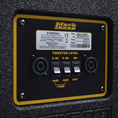 Markbass MB58R 102 Pure 400-Watt 2x10" Bass Speaker Cabinet (8ohm) imagen 8