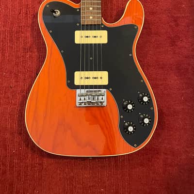 Fender FSR '72 Telecaster Custom P90 2012 - Sunset Orange Transparent image 5