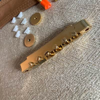 Gibson PBBR-065 Historic Non-Wire ABR-1 Tune-O-Matic Bridge 2025-24K Gold plated image 8