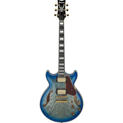Ibanez Artcore AM93QA-JBB Jet Blue Burst - Electric Guitar image 1