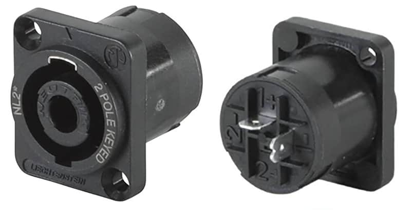 NEUTRIK speakON Panel Mount Jacks / Twist Lock Speaker Connectors-NL2MPXX / 8 image 1