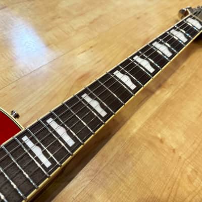 Gretsch G6659T Players Edition Fab Gear Broadkaster Jr. Center Block Flametop with Bigsby Electric Guitar 2025 - Cherry Sunburst image 7