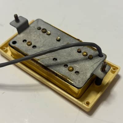 Series 10 Les Paul PAF Style burst Humbucker aged gold cover and rings Vintage 90s image 8