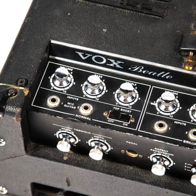 Vox Beatle Head and Super Beatle Cabinet With Heartbreakers Logo Owned by Mike Campbell image 18