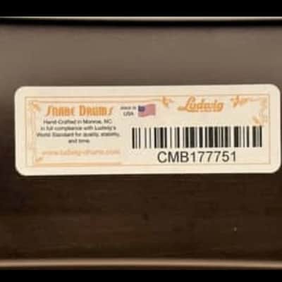 Ludwig LB417ST Limited Edition Black Beauty Satin Deluxe Brass 6.5x14 Snare Drum 2023 - Satin Black image 6