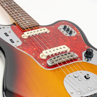 1999 Fender Jaguar JG-66 MIJ Reissue Electric Guitar – Sunburst image 12