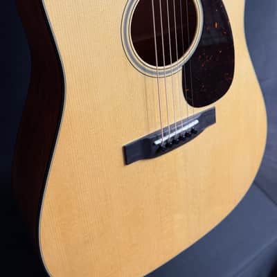 Martin Custom Shop D-18 Adirondack Dreadnought Acoustic Guitar Natural w/ Case image 5